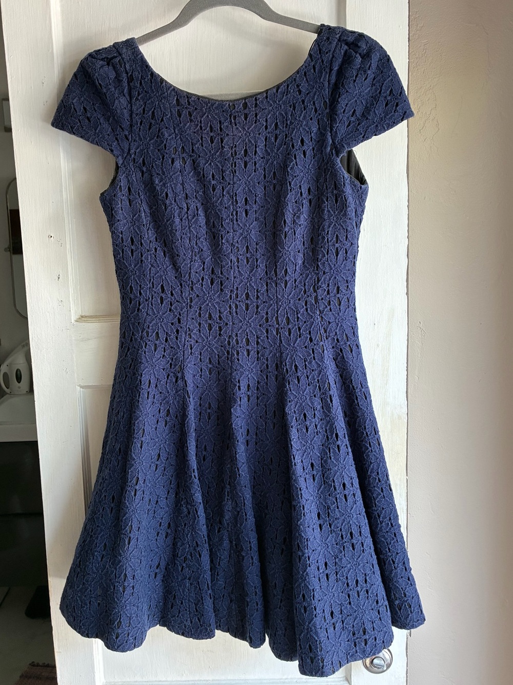 Tibi Floral Pattern Fit and Flare Dress